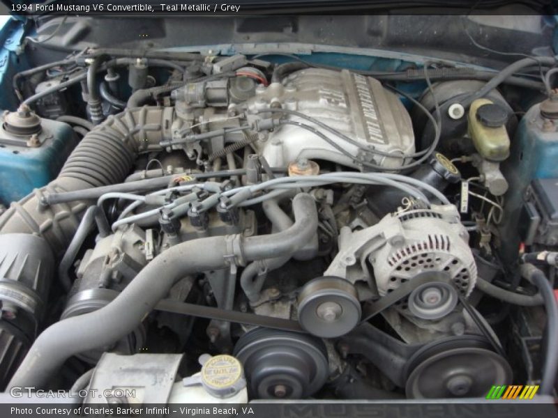  1994 Mustang V6 Convertible Engine - 3.8 Liter OHV 12-Valve V6