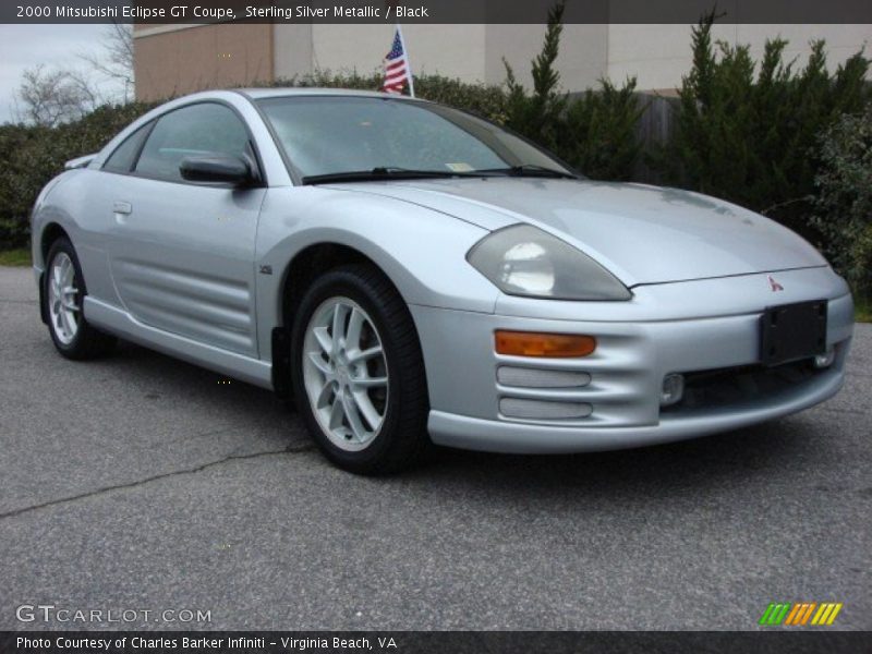 Sterling Silver Metallic / Black 2000 Mitsubishi Eclipse GT Coupe