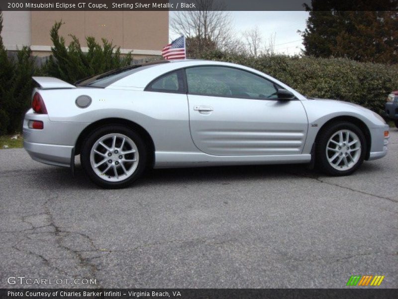 Sterling Silver Metallic / Black 2000 Mitsubishi Eclipse GT Coupe