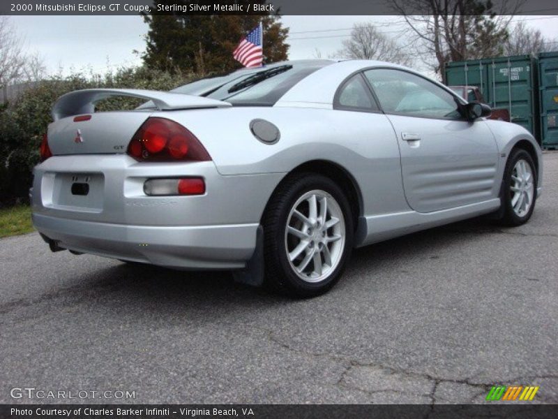 Sterling Silver Metallic / Black 2000 Mitsubishi Eclipse GT Coupe