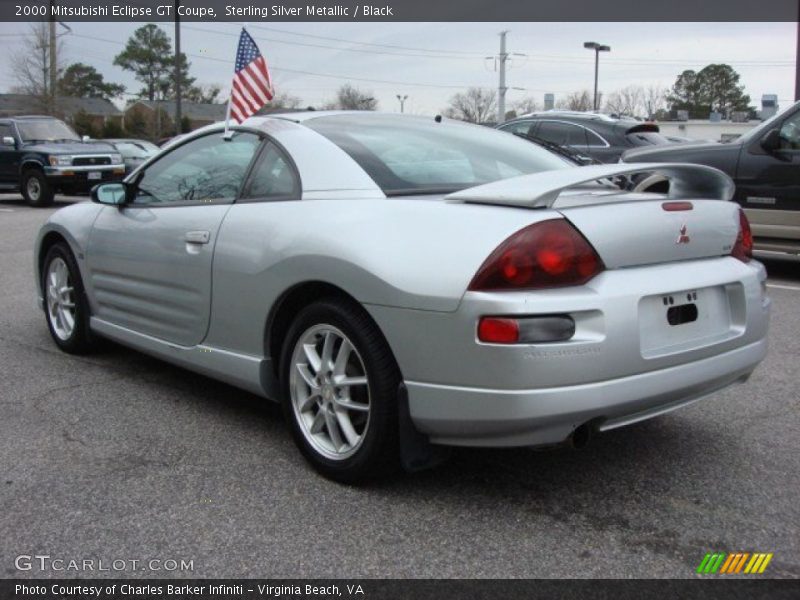 Sterling Silver Metallic / Black 2000 Mitsubishi Eclipse GT Coupe