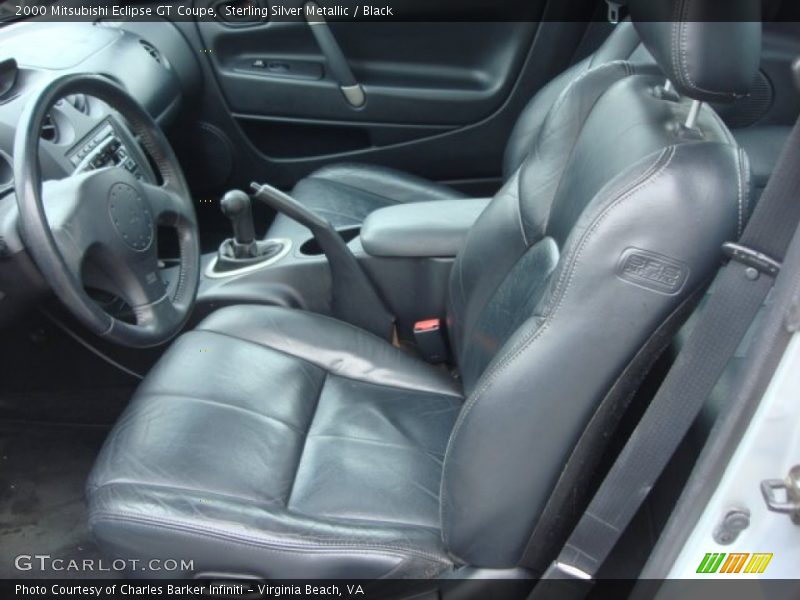 Sterling Silver Metallic / Black 2000 Mitsubishi Eclipse GT Coupe