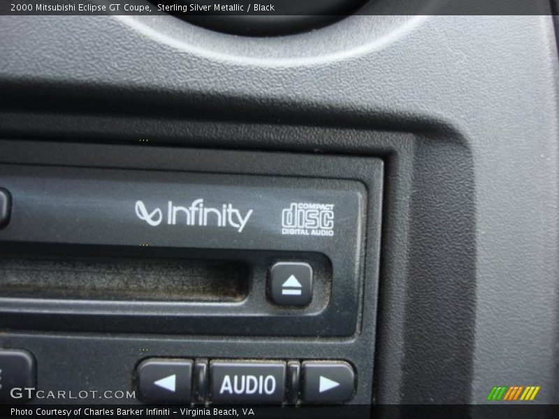 Sterling Silver Metallic / Black 2000 Mitsubishi Eclipse GT Coupe