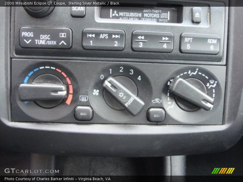 Controls of 2000 Eclipse GT Coupe