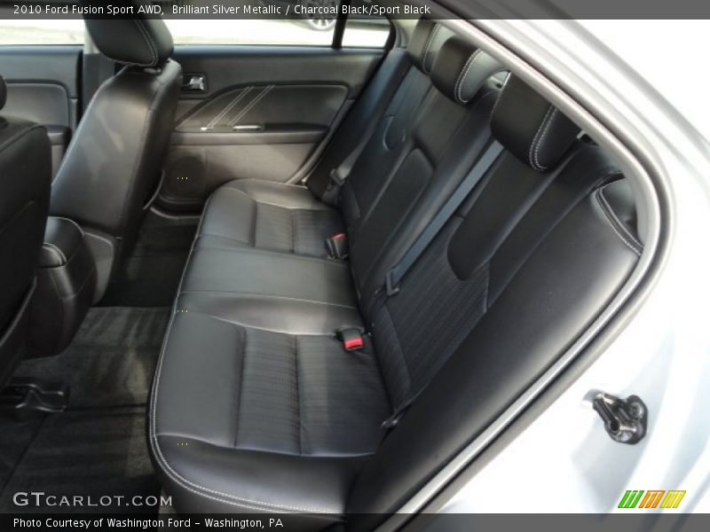 Brilliant Silver Metallic / Charcoal Black/Sport Black 2010 Ford Fusion Sport AWD
