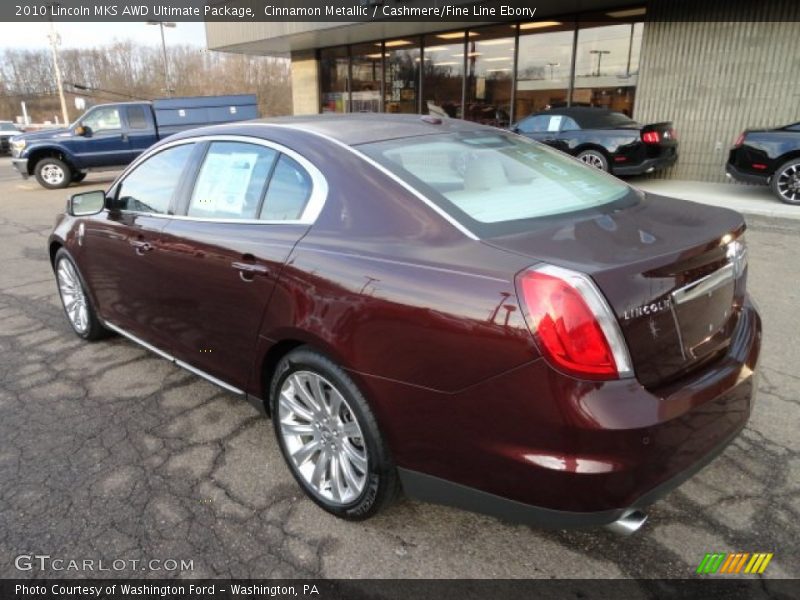 Cinnamon Metallic / Cashmere/Fine Line Ebony 2010 Lincoln MKS AWD Ultimate Package