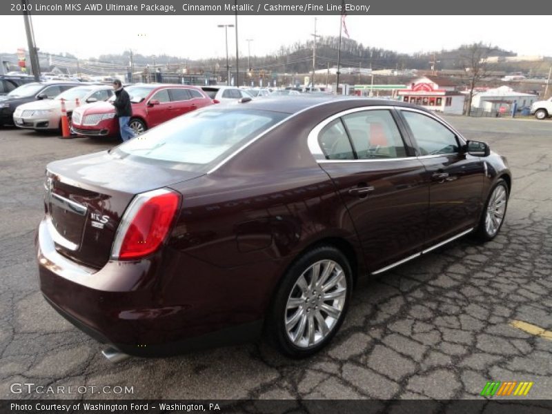 Cinnamon Metallic / Cashmere/Fine Line Ebony 2010 Lincoln MKS AWD Ultimate Package