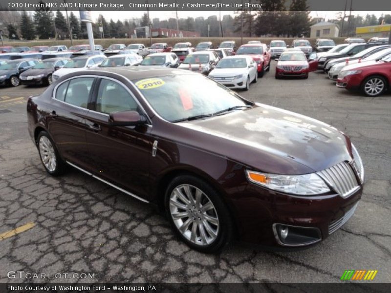 Cinnamon Metallic / Cashmere/Fine Line Ebony 2010 Lincoln MKS AWD Ultimate Package