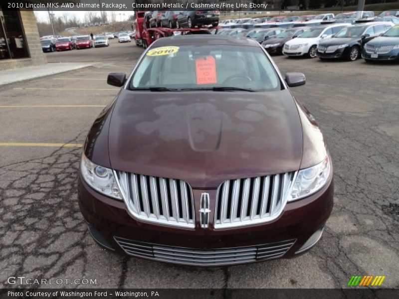 Cinnamon Metallic / Cashmere/Fine Line Ebony 2010 Lincoln MKS AWD Ultimate Package