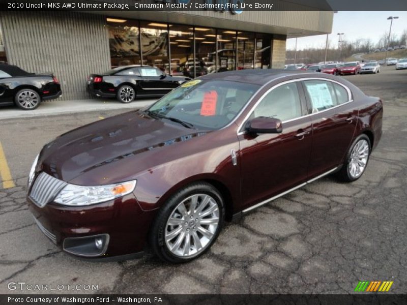 Cinnamon Metallic / Cashmere/Fine Line Ebony 2010 Lincoln MKS AWD Ultimate Package