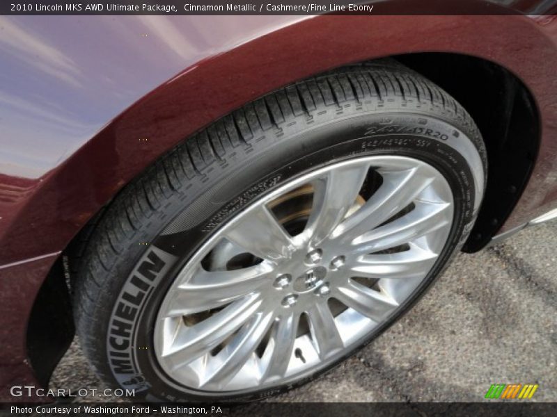 Cinnamon Metallic / Cashmere/Fine Line Ebony 2010 Lincoln MKS AWD Ultimate Package