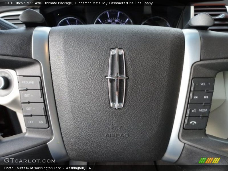 Cinnamon Metallic / Cashmere/Fine Line Ebony 2010 Lincoln MKS AWD Ultimate Package