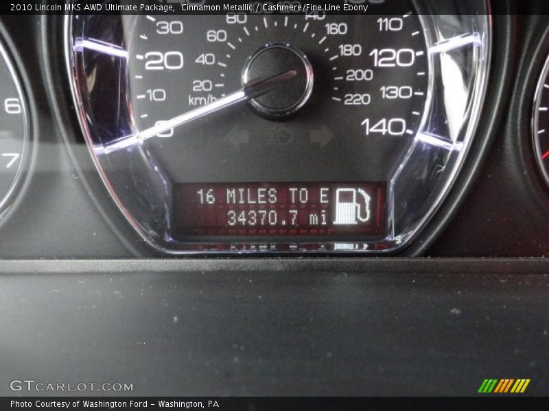 Cinnamon Metallic / Cashmere/Fine Line Ebony 2010 Lincoln MKS AWD Ultimate Package