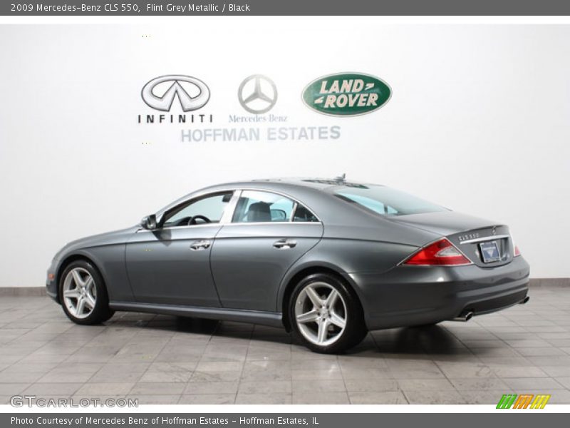 Flint Grey Metallic / Black 2009 Mercedes-Benz CLS 550