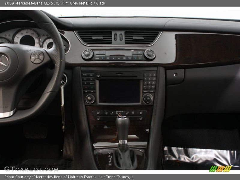 Flint Grey Metallic / Black 2009 Mercedes-Benz CLS 550