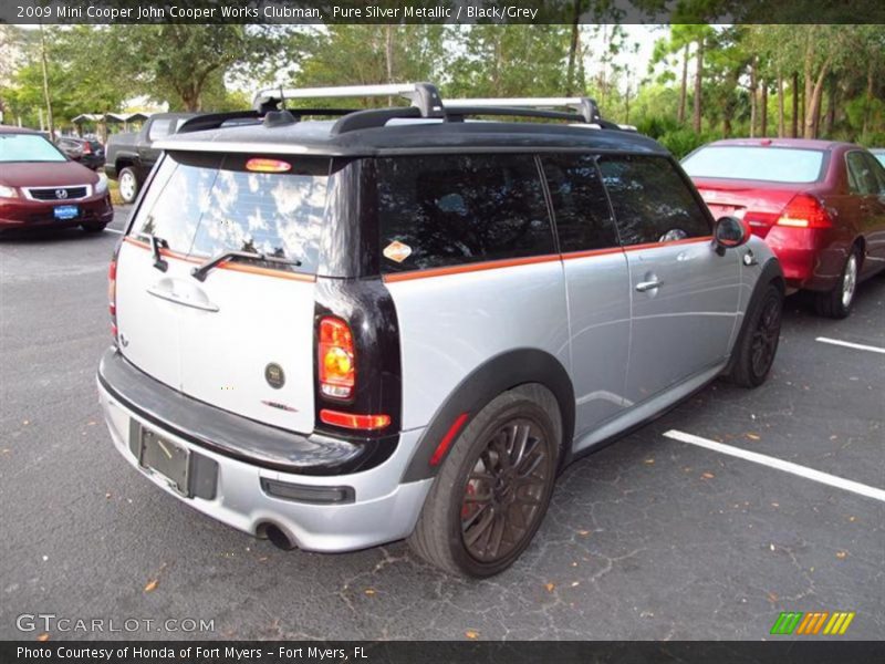 Pure Silver Metallic / Black/Grey 2009 Mini Cooper John Cooper Works Clubman