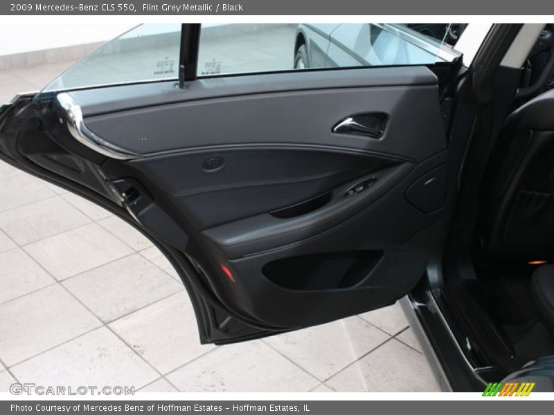 Flint Grey Metallic / Black 2009 Mercedes-Benz CLS 550