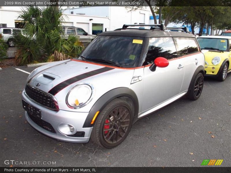 Pure Silver Metallic / Black/Grey 2009 Mini Cooper John Cooper Works Clubman