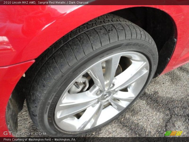 Sangria Red Metallic / Dark Charcoal 2010 Lincoln MKZ AWD