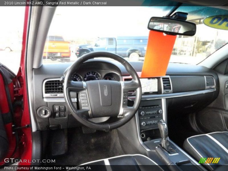 Sangria Red Metallic / Dark Charcoal 2010 Lincoln MKZ AWD