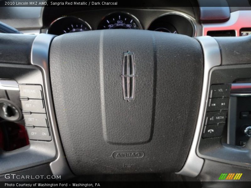 Sangria Red Metallic / Dark Charcoal 2010 Lincoln MKZ AWD