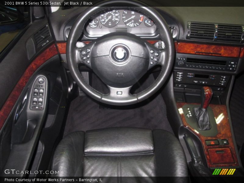 Jet Black / Black 2001 BMW 5 Series 530i Sedan