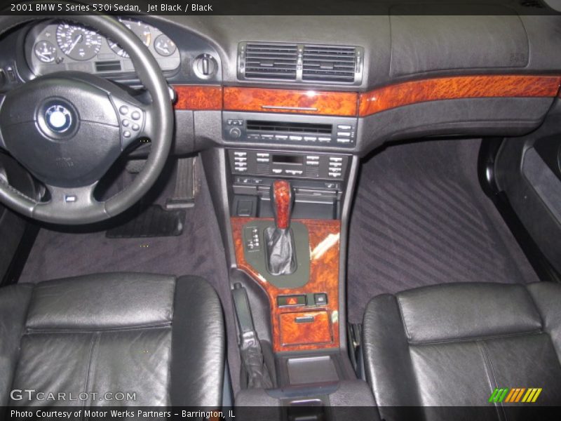 Jet Black / Black 2001 BMW 5 Series 530i Sedan