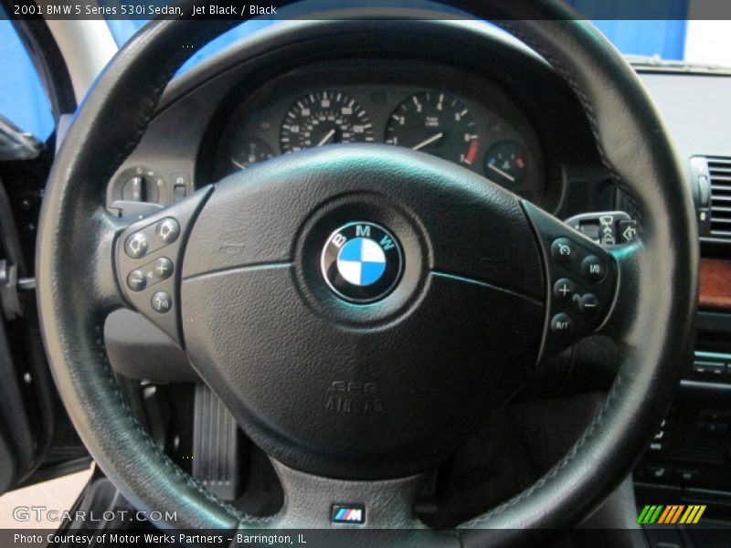 Jet Black / Black 2001 BMW 5 Series 530i Sedan