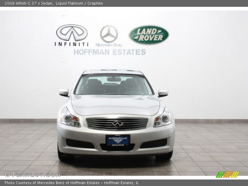 Liquid Platinum / Graphite 2009 Infiniti G 37 x Sedan