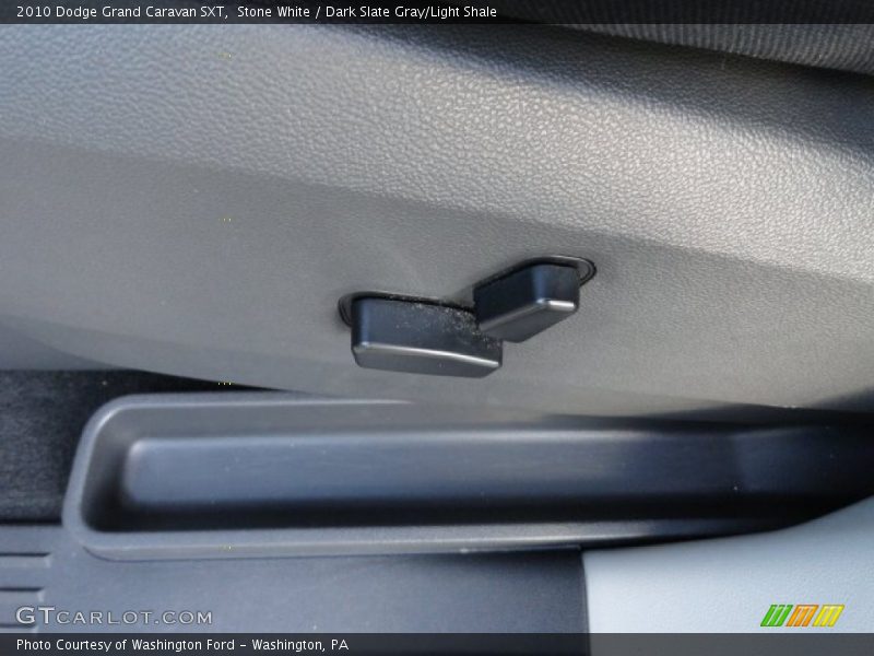 Stone White / Dark Slate Gray/Light Shale 2010 Dodge Grand Caravan SXT