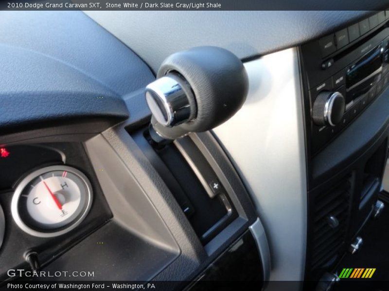 Stone White / Dark Slate Gray/Light Shale 2010 Dodge Grand Caravan SXT