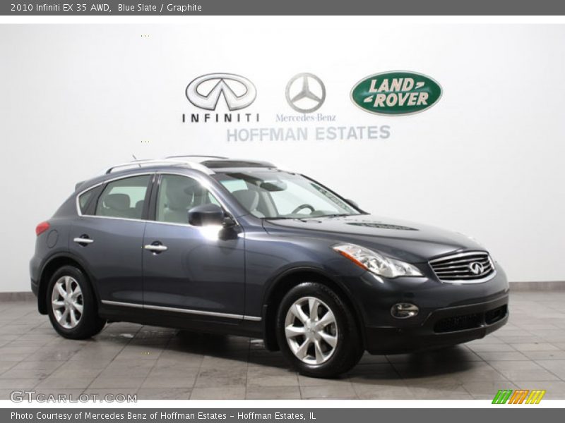 Blue Slate / Graphite 2010 Infiniti EX 35 AWD