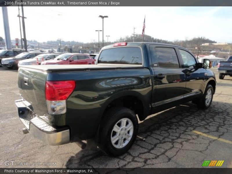 Timberland Green Mica / Beige 2008 Toyota Tundra CrewMax 4x4