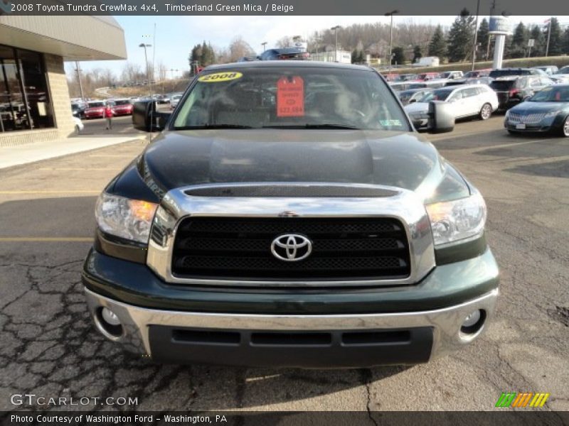 Timberland Green Mica / Beige 2008 Toyota Tundra CrewMax 4x4
