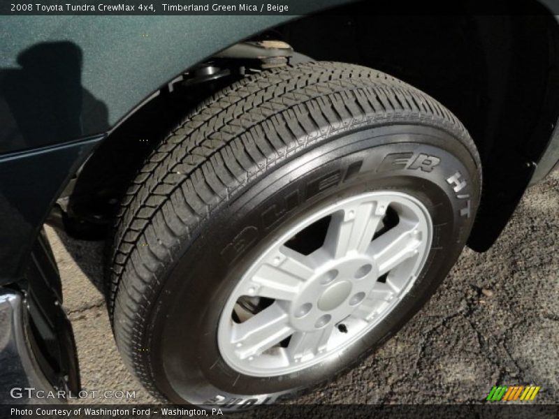 Timberland Green Mica / Beige 2008 Toyota Tundra CrewMax 4x4