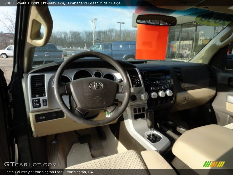 Timberland Green Mica / Beige 2008 Toyota Tundra CrewMax 4x4