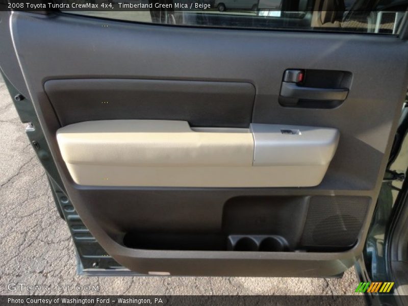 Timberland Green Mica / Beige 2008 Toyota Tundra CrewMax 4x4