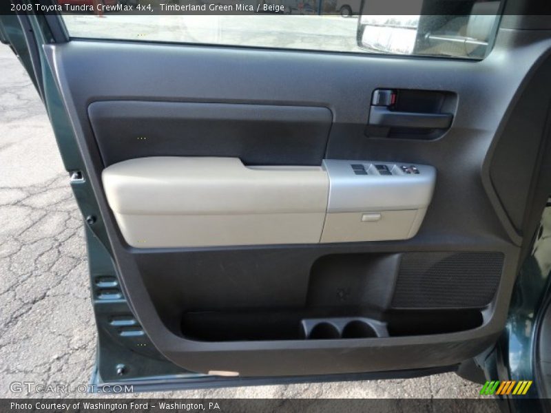 Timberland Green Mica / Beige 2008 Toyota Tundra CrewMax 4x4