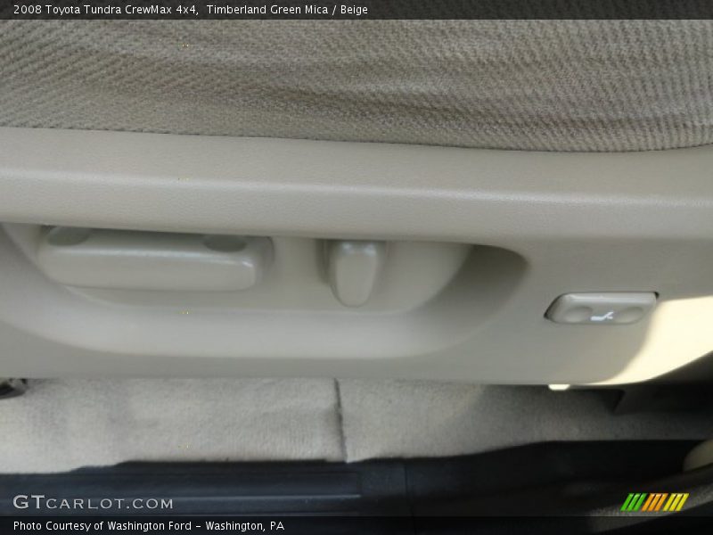 Timberland Green Mica / Beige 2008 Toyota Tundra CrewMax 4x4