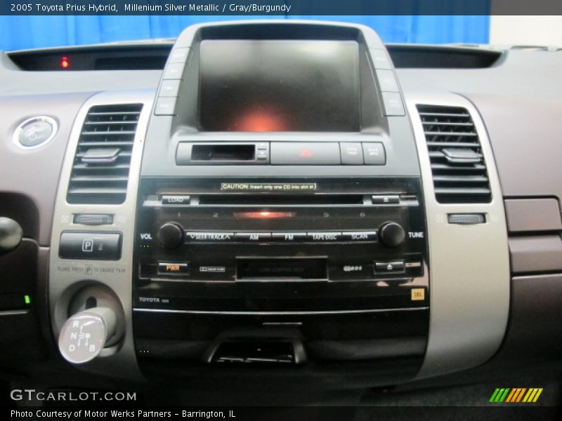 Millenium Silver Metallic / Gray/Burgundy 2005 Toyota Prius Hybrid