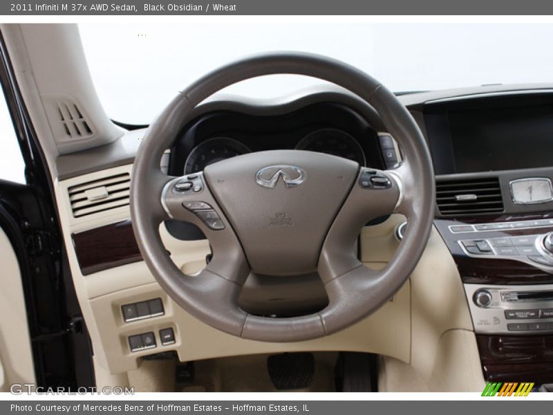 Black Obsidian / Wheat 2011 Infiniti M 37x AWD Sedan