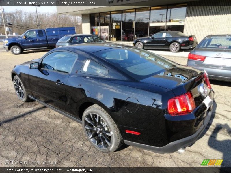 Black / Charcoal Black 2012 Ford Mustang V6 Coupe