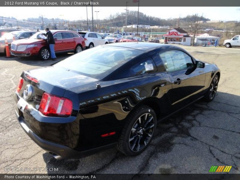 Black / Charcoal Black 2012 Ford Mustang V6 Coupe