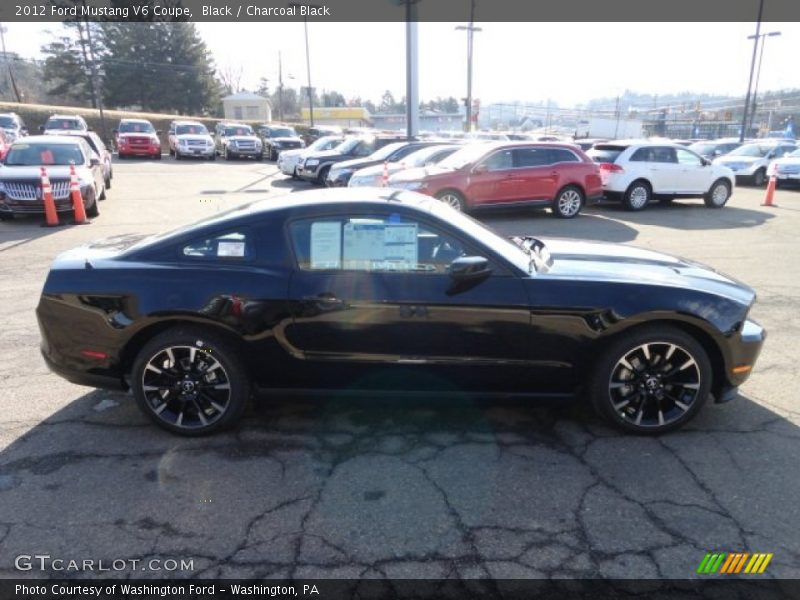 Black / Charcoal Black 2012 Ford Mustang V6 Coupe