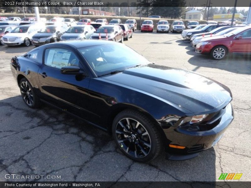 Black / Charcoal Black 2012 Ford Mustang V6 Coupe