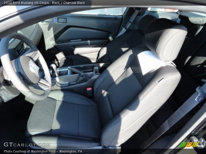 Black / Charcoal Black 2012 Ford Mustang V6 Coupe