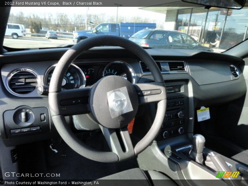 Black / Charcoal Black 2012 Ford Mustang V6 Coupe
