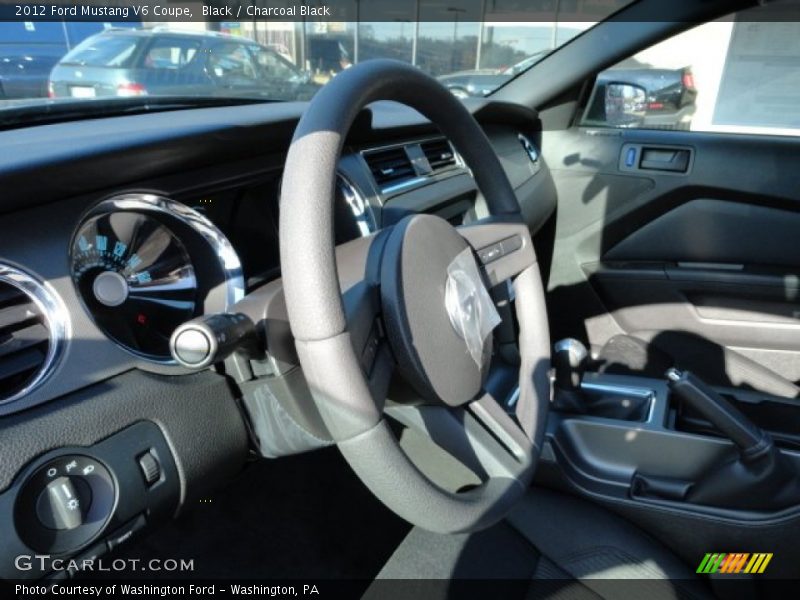 Black / Charcoal Black 2012 Ford Mustang V6 Coupe