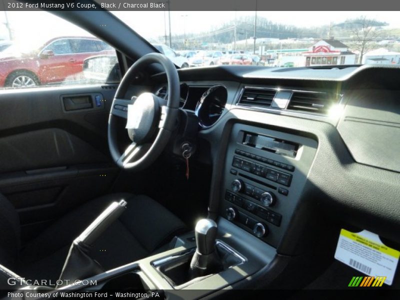 Black / Charcoal Black 2012 Ford Mustang V6 Coupe