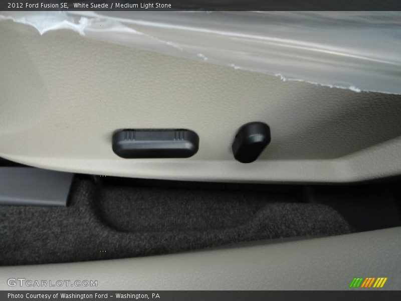 White Suede / Medium Light Stone 2012 Ford Fusion SE